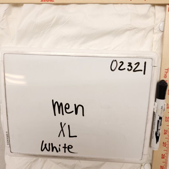 Brooklyn Cloth Co Casual Button Up Long Sleeve Shirt Adult Mens Size XL White - Picture 7 of 10